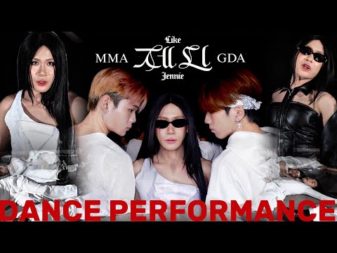 [JENNIE | (MMA+GDA)] - LIKE JENNIE mix stage Performance video dance project by CHHAY from Cambodia