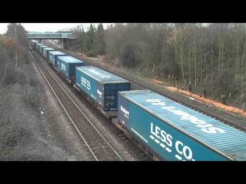 66423 on 4S43, 05:10, Daventry - Grangemouth Intermodal  - diverted