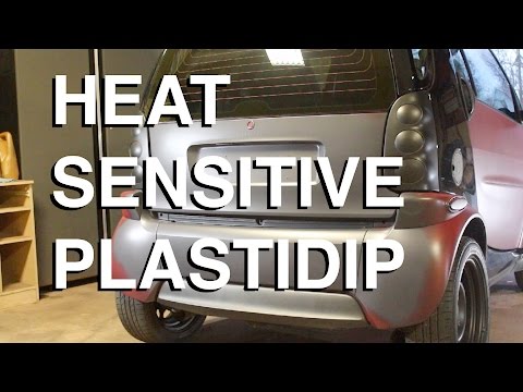 HEAT SENSITIVE PLASTIDIP!!! Thermochromatic Pigments in Dip Video