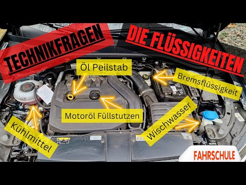 VW T-Roc, BMW 1 Series, technology, 5 fluids, technical questions, exam questions, driving school