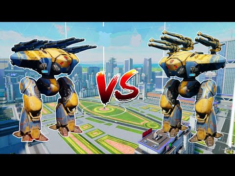 WR🔥New Weapon Vendicatore VS Striker Weapon Comparison |WAR ROBOTS|