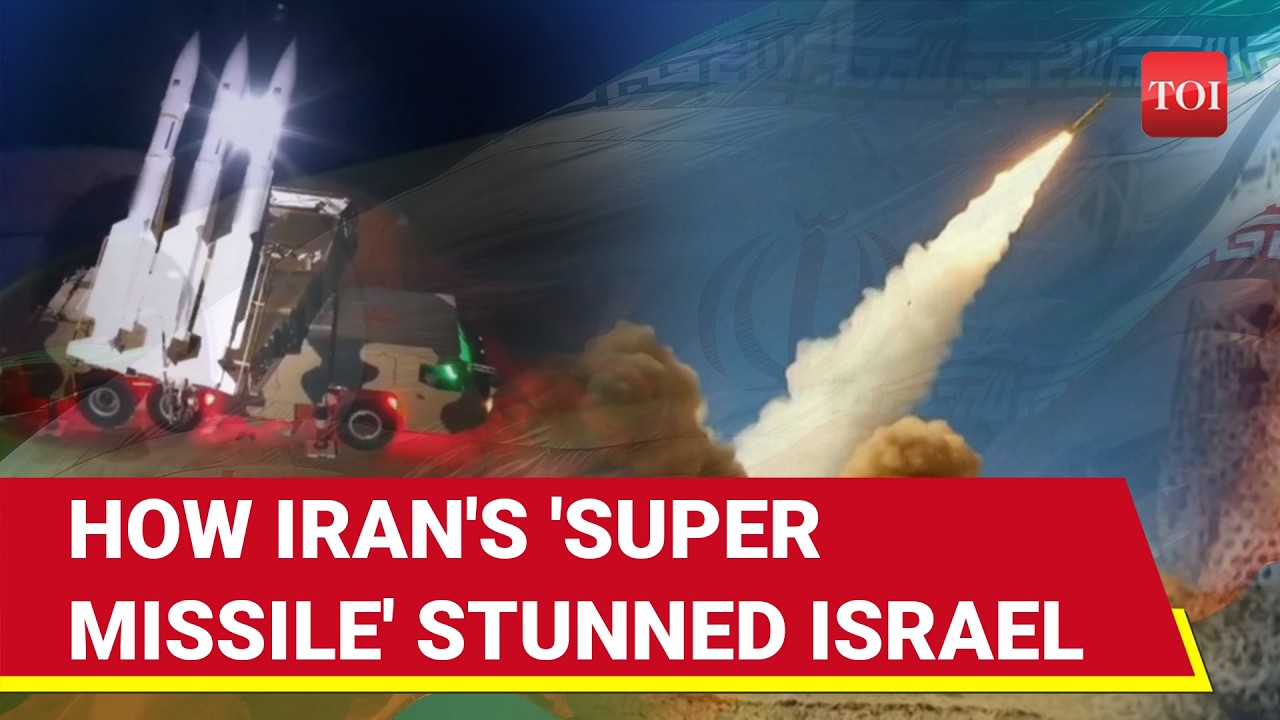 Iran Unveils & Bombards Israel With 'Super Missile' | Fattah-1, Emad, Ghadr-110 | Watch