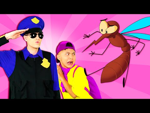 Itchy Itchy Song | Mosquito, Go Away 🦟 + Police Officer Song 👮‍♂️🚓🚨 | Dominoki Kids Songs