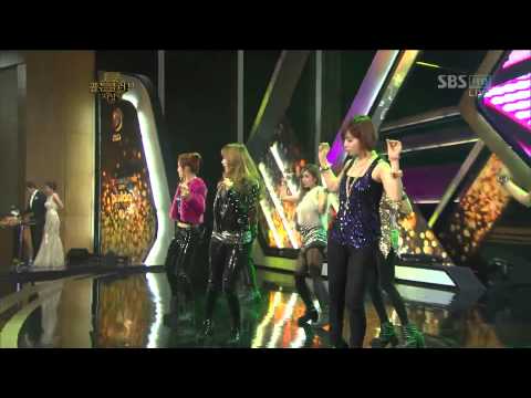 [Live HD] T-ARA - Cut + Lovely Dovey @ Golden Glove 2012.avi