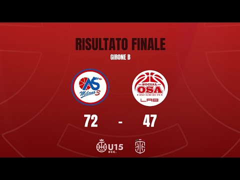Highlights Milano3-SocialOSA U15 Eccellenza 