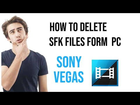 HOW TO Delete Annoying .SFK files from your PC (Sony Vegas Tutorial)