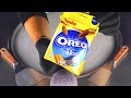 ASMR Oreo Bites Ice Cream Rolls Marabou Chocolate Oreo Cookies Turned Into Rolled Ice Cream 남자