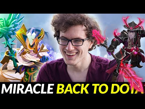 Miracle back to play Dota, First game after longtime - Rubick MID against MagE