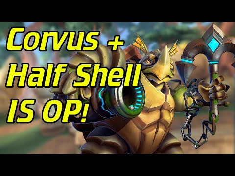 HALF SHELL + CORVUS is *OP* - Paladins PTS Gameplay