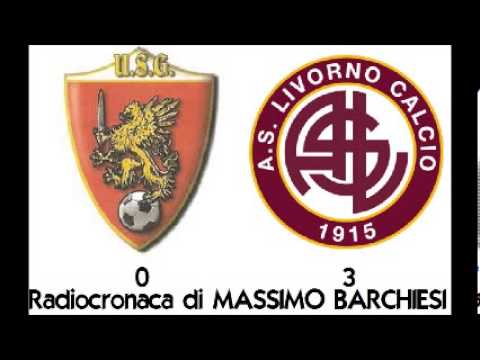 Grosseto-Livorno 0-3 - Radiocronaca di Massimo Barchiesi (20/4/2013) da Radiouno RAI