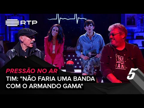 Tim: "Não faria uma banda com o Armando Gama" | 5 Para a Meia-Noite | RTP