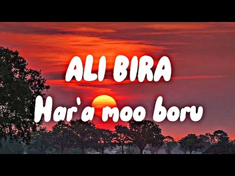 Ali Bira - Har'a moo boru(Lyrics) - Oromo Music