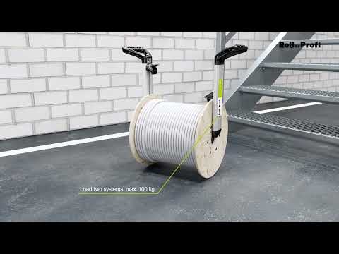 Roll..Profi CARRYGRIP – Handling Cable reel roller