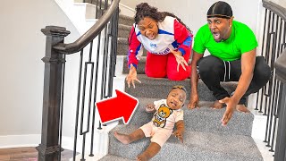 Our Baby Fell Down The Stairs…