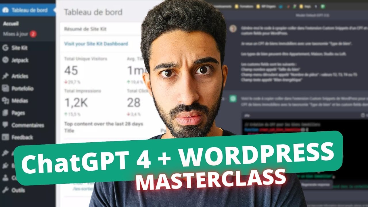 ChatGPT 4 : 17+2 prompts pour WordPress