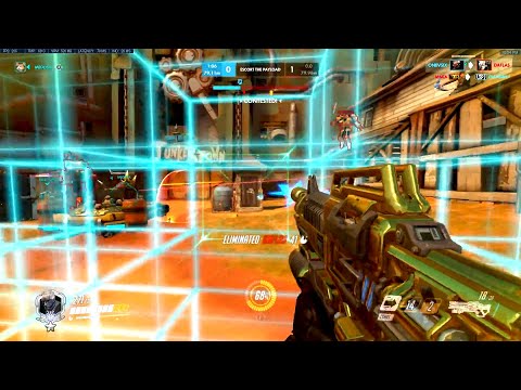 Kabaji DPS Soldier 76 and Tracer gameplay - Overwatch Season 31 Top 500