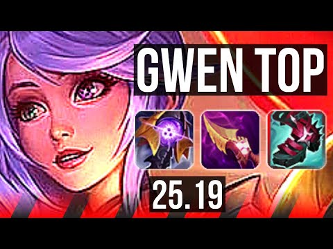 GWEN vs ORNN (TOP) | Rank 9 Gwen | EUW Challenger | 25.19