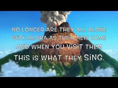 Disney Pixar's "Lava" Short Film (karaoke Instrumental with Lyrics).