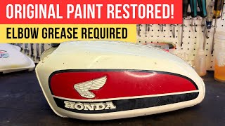 Restoring Original Paint on a 1972 Honda CB100