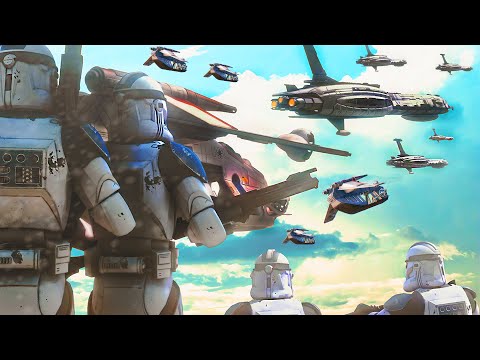 501st Legion Boarding the LARGEST DROID SHIP... - ARMA 3: Star Wars Operation
