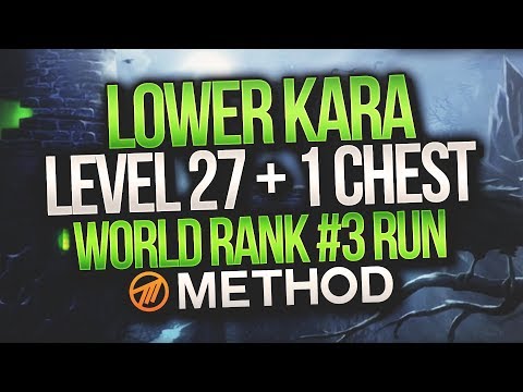 LVL 27+1 WORLD 3RD MYTHIC+  Lower Karazhan - Method - Gingi Hunter POV
