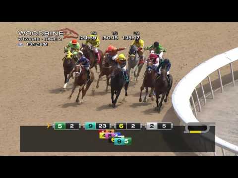 Woodbine, Tbred, July 17, 2016 Race 2