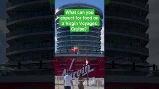 Seriously good food🍽 #cruise #virginvoyages #cruiseship #travel #vacation #caribbeancruise #foodie