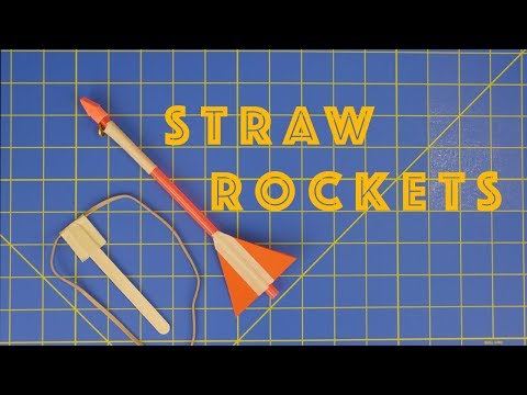 Young Engineers: How to Make Slingshot Straw Rockets - Engineering projects for kids