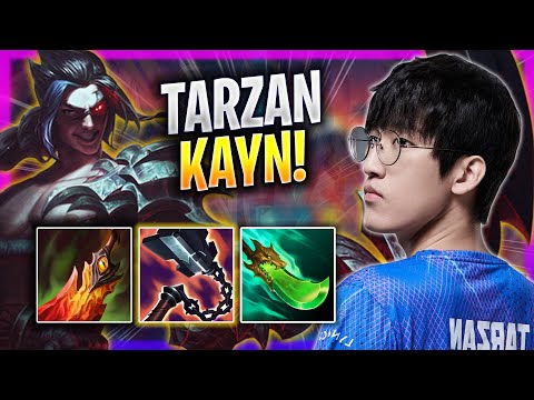 TARZAN IS A GOD WITH KAYN! - LNG Tarzan Plays Kayn JUNGLE vs Jarvan! | Bootcamp 2023