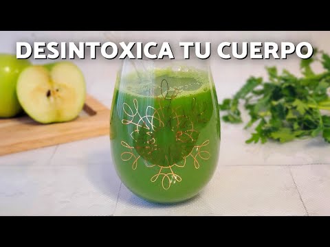 JUGO DE PEREJIL Y MANZANA en ayunas 🌿🍏 Antiinflamatorio y diurético, ideal para empezar el día