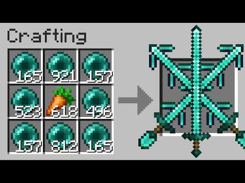 Minecraft but Crafts are Random