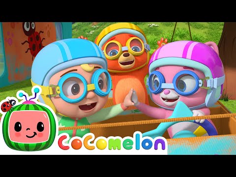 High Five Song | Race Together | CoComelon Animal Time Nursery Rhymes for kids