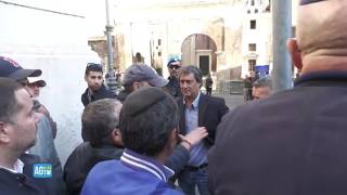 Tensioni al Ghetto ebraico a Roma, insulti e urla contro l'Anpi