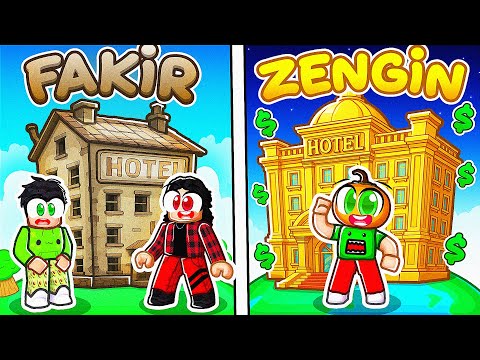 Zengin VS Fakir Otel Yapı Kapışması! 🏨 | Roblox