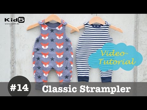 Sew your own romper or playsuit for babies - DIY sewing tutorial
