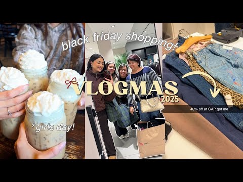 BLACK FRIDAY SHOPPING + HAUL!! VLOGMAS 🎁