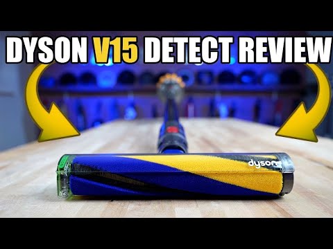 External Review Video 7B3pfS6fqHo for Dyson V15 Detect Cordless Bagless Vacuum Cleaner