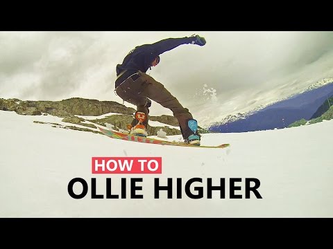 How to Ollie Higher on a Snowboard