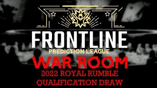 FPL War Room Ep. 9 - FPL Royal Rumble 2022 Qualification Draw