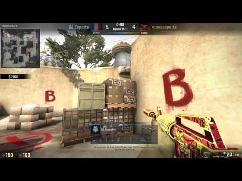 CS GO   G2 ScreaM vs mousesports dust2
