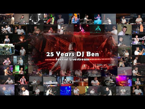 DJ Ben - 25th anniversary live on stage - Best Old School Afro Cosmic Music in the Mix - Part 1