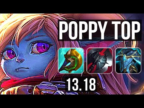 POPPY vs GANGPLANK (TOP) | 700+ games, 1.0M mastery, 8/2/4, Dominating | EUW Grandmaster | 13.18