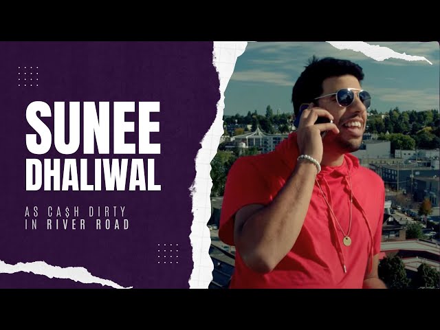 Comedian Sunee Dhaliwal as Ca$h Dirty in River Road | Behind The Scenes