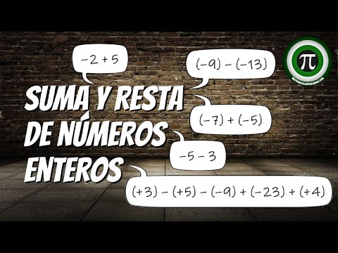 SUMA Y RESTA DE NÚMEROS ENTEROS ✔️