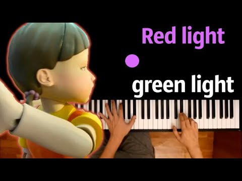 🟥🟩 Red Light Green Light (OST "Игра в Кальмара" | Squid Game) ● караоке | PIANO_KARAOKE ●ᴴᴰ + НОТЫ