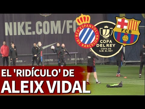 Era el rondo más extraño y loco del Barcelona hasta que llegó Aleix VIdal y desató las risas