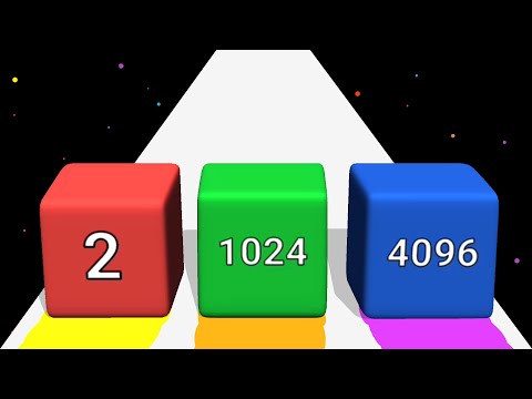 2048 Run - Infinity Cube Run Merge (131072)