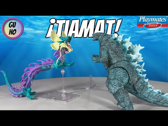 Vídeo relacionado con MonsterVerse Godzilla x Kong: The New Empire, Juguete de acción Tiamat de 6 Pulgadas, icónico Personaje de película Coleccionable, Incluye Accesorios submarinos de 2,5 Pulgadas, Adecuado para Edades