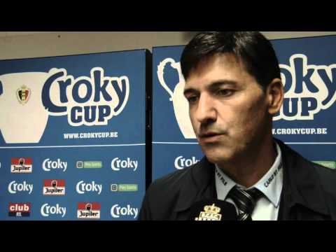 Felice Mazzu Après R.Charleroi S.C - R-W Walhain