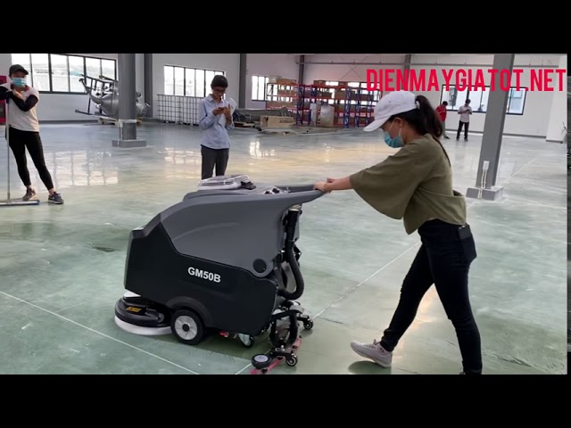 Review máy lau sàn nhà xưởng